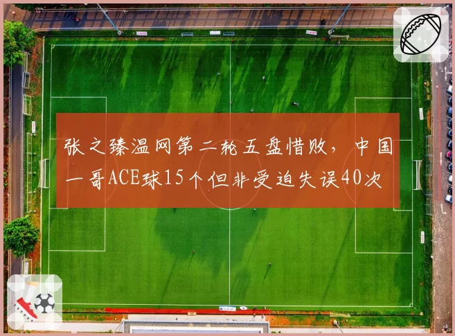 张之臻温网第二轮五盘惜败，中国一哥ACE球15个但非受迫失误40次
