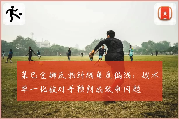 莱巴金娜反拍斜线角度偏浅,战术单一化被对手预判成致命问题